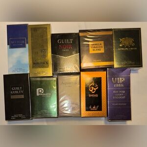Men's Fragrance Collection Lot of (10) (Inspired by Colognes)